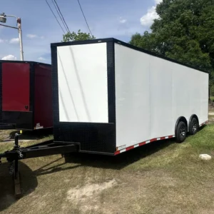 8.5x20 Enclosed Car Hauler for Sale | Hunt's Custom Cargo