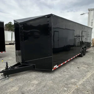 8.5x28 Enclosed Race Trailer for Sale | Hunt's Custom Cargo