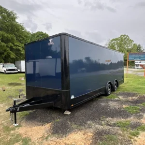 8.5x24 Enclosed Trailer for Sale – Navy