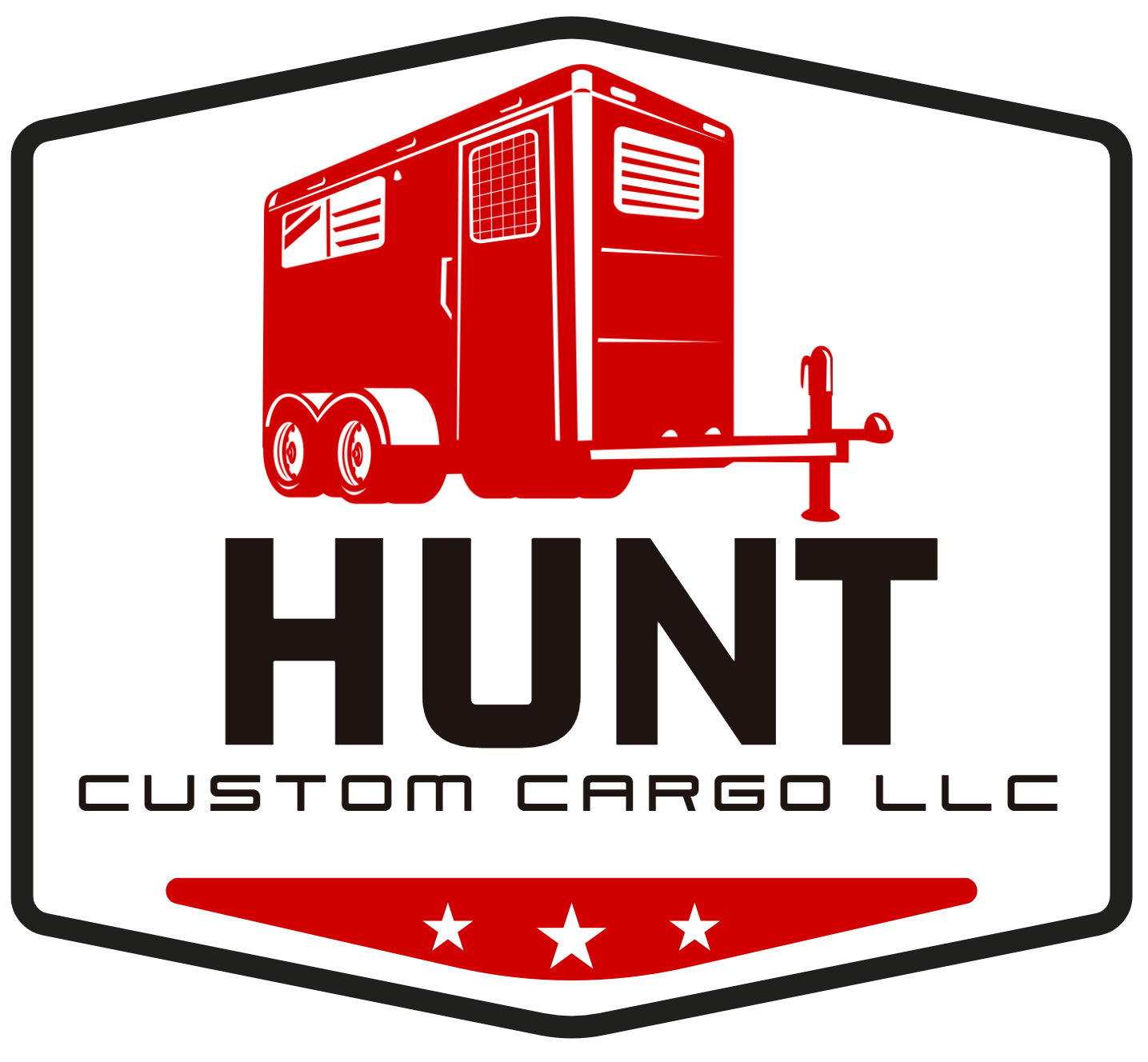 Hunt Custom Cargo Logo - Light