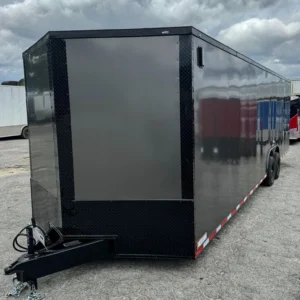 8.5x28 Enclosed Car Hauler for Sale | Hunt's Custom Cargo