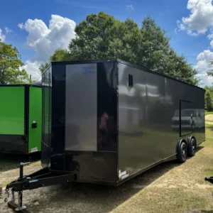 8.5x24 Titanium Enclosed Car Hauler | Blackout