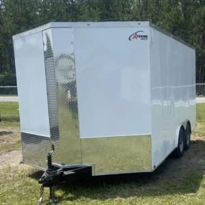 8.5x16 Enclosed Trailer for Sale | Hunt's Custom Cargo