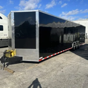 8.5x36 Enclosed Car Hauler for Sale | Hunt's Custom Cargo