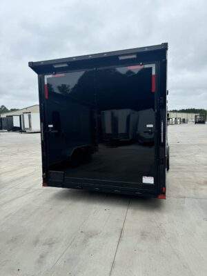 2025 8.5x32 Titanium Enclosed Race Trailer Blackout Edition - Image 2