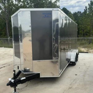 7x16 Enclosed Trailer for Sale – Charcoal