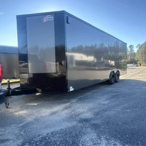 8.5x24 Xtreme Cargo Car Hauler | Blackout