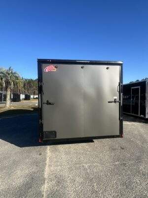 2025 8.5x24 Xtreme Cargo Car Hauler (.080 Poly Core Metal) Blackout Edition - Image 2