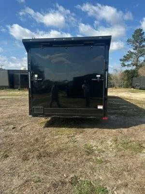 Hook and Line 8.5x28TA Black Blackout Race Trailer - Image 3