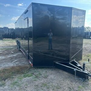 8.5x28 Hook and Line Race Trailer | Blackout