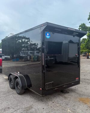 2025 Hook & Line 7x16 Compact Race Trailer - Image 2