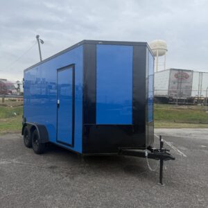 7x14TA Hunts Enclosed Trailer