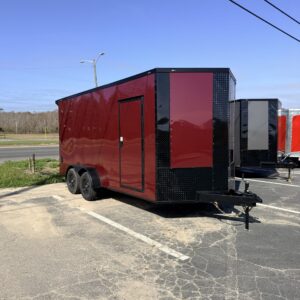 7x16TA Hunts Enclosed Trailer