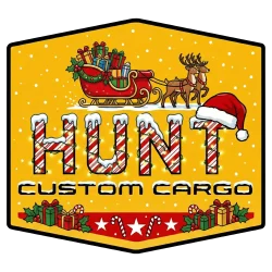 Hunts Custom Cargo Christmas Logo